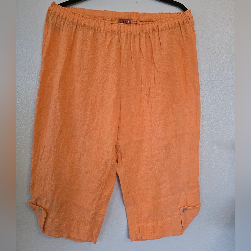 Oh My Gauze! Orange Capris